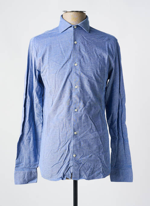 Chemise manches longues bleu JACK & JONES pour homme