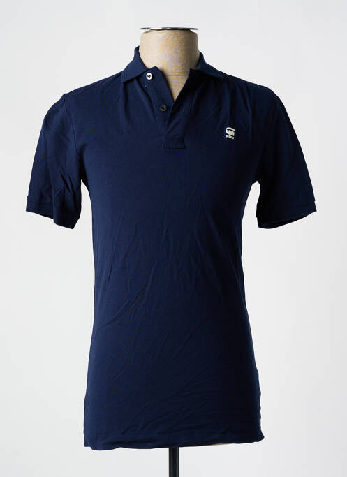 Polo bleu G STAR pour homme