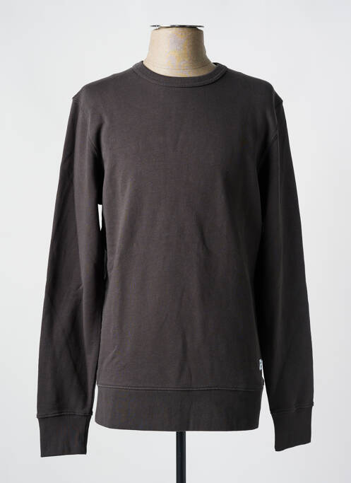 Sweat-shirt gris JACK & JONES pour homme