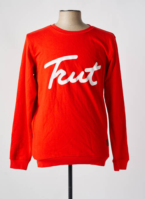 Sweat-shirt rouge LEMONS pour homme
