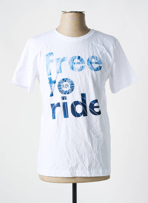 T-shirt blanc R.EV 1703 BY REMCO EVENPOEL  pour homme