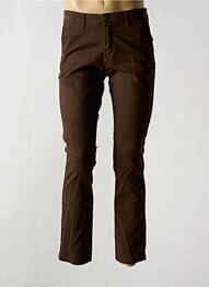 Pantalon chino stretch taille normale marron JACK & JONES homme