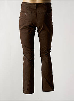 Pantalon chino stretch taille normale marron JACK & JONES homme