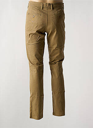 Pantalon chino stretch taille normale marron SELECTED homme