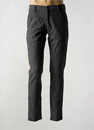Pantalon slim fermeture zippée sous rabat boutonné taille normale gris BRUCE & BUTLER  homme