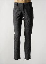 Pantalon slim fermeture zippée sous rabat boutonné taille normale gris BRUCE & BUTLER  homme