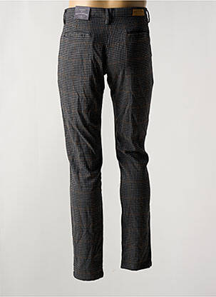 Pantalon slim fermeture zippée sous rabat boutonné taille normale gris BRUCE & BUTLER  homme