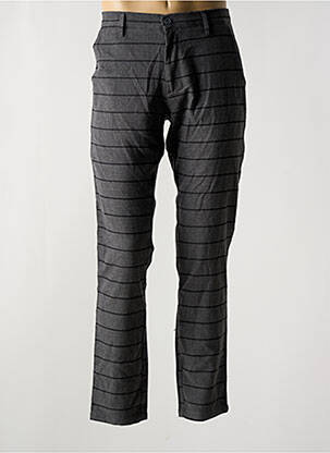 Pantalon chino poches taille normale gris BRUCE & BUTLER  homme