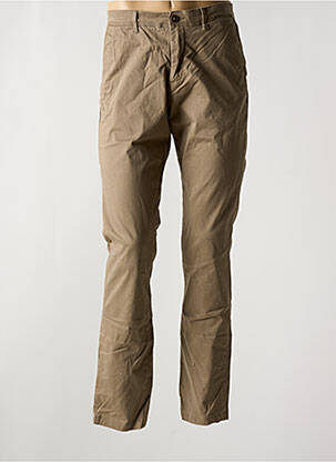 Pantalon chino stretch taille normale marron JACK & JONES homme