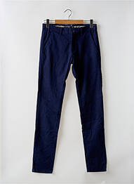 Pantalon chino stretch taille normale bleu BRUCE & BUTLER  homme