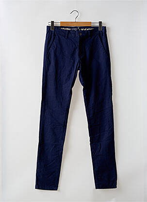 Pantalon chino stretch taille normale bleu BRUCE & BUTLER  homme
