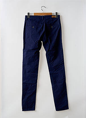 Pantalon chino stretch taille normale bleu BRUCE & BUTLER  homme