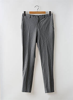 Pantalon droit taille normale taille normale gris JACK & JONES homme