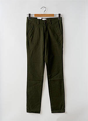 Pantalon chino poches taille normale vert BRUCE & BUTLER  homme