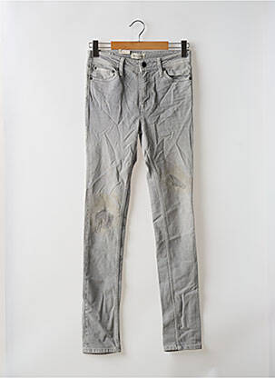 Jeans skinny stretch taille normale gris JACK & JONES homme