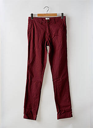 Pantalon chino stretch taille normale rouge JACK & JONES homme
