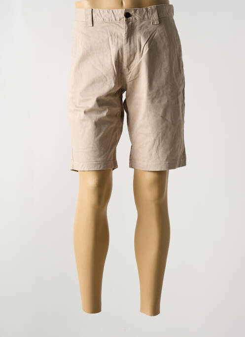 Short fermeture zippée sous rabat boutonné taille normale beige TOMMY HILFIGER homme