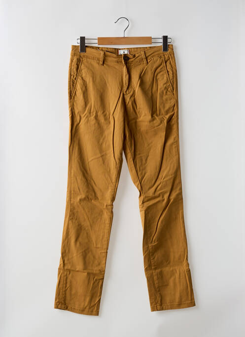 Pantalon chino stretch taille normale marron JACK & JONES homme