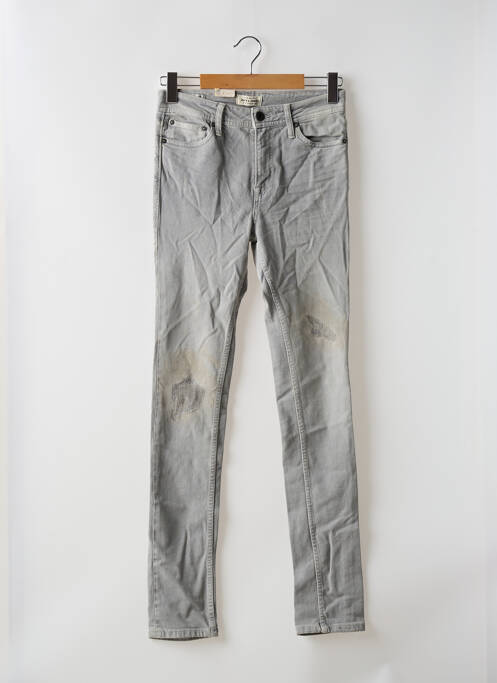 Jeans skinny gris JACK & JONES pour homme