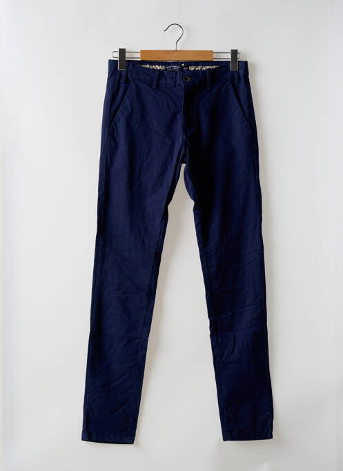 Pantalon chino bleu BRUCE & BUTLER  pour homme