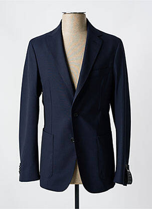 Blazer coupe cintrée bleu HUGO BOSS homme