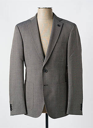 Blazer tissage chiné gris HUGO BOSS homme