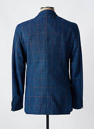 Blazer tissage chiné bleu HUGO BOSS homme
