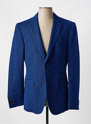 Blazer tissage chiné bleu HUGO BOSS homme