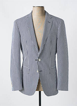 Blazer manches longues bleu HUGO BOSS homme