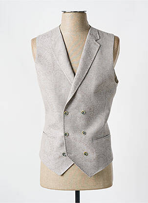 Gilet sans manche poches gris LEBOLE homme
