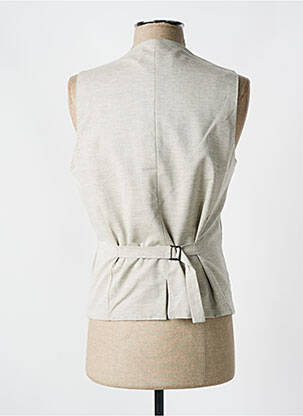 Gilet sans manche poches gris LEBOLE homme