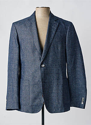Blazer tissage chiné bleu HUGO BOSS homme