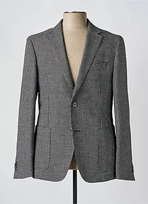 Blazer tissage chiné noir HUGO BOSS homme