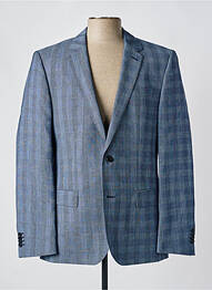 Blazer tissage chiné bleu HUGO BOSS homme