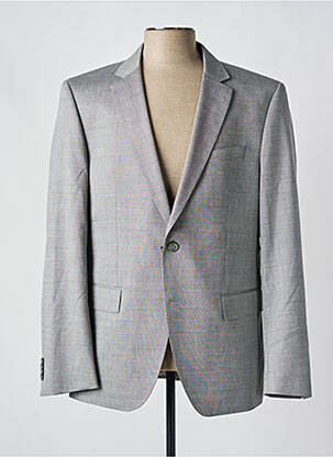 Blazer tissage chiné gris HUGO BOSS homme