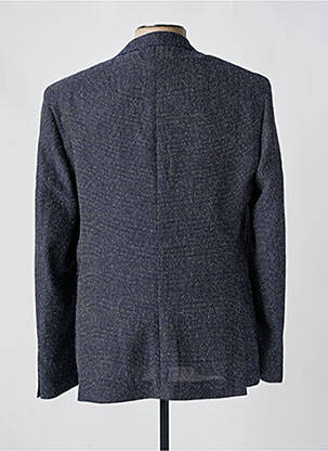 Blazer tissage chiné bleu HUGO BOSS homme
