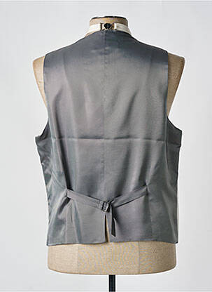 Gilet sans manche effet matière satinée beige OXON homme