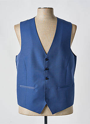 Gilet sans manche poches bleu LEBOLE homme