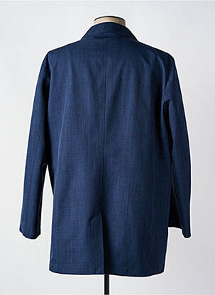Trench col tailleur sans capuche bleu ROY ROBSON homme
