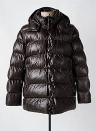 Doudoune manches longues sans capuche marron MILESTONE homme