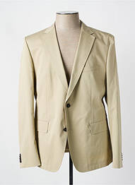 Blazer coupe cintrée beige HUGO BOSS homme