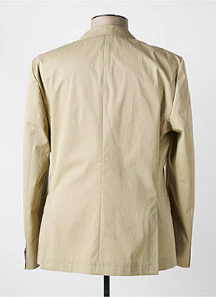 Blazer coupe cintrée beige HUGO BOSS homme