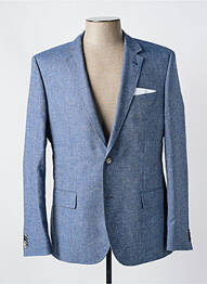 Blazer tissage chiné bleu HUGO BOSS homme