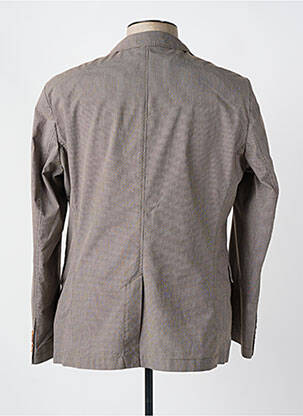 Blazer tissage chiné marron HUGO BOSS homme