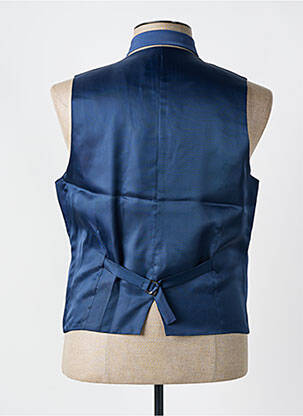 Gilet sans manche poches bleu LEBOLE homme