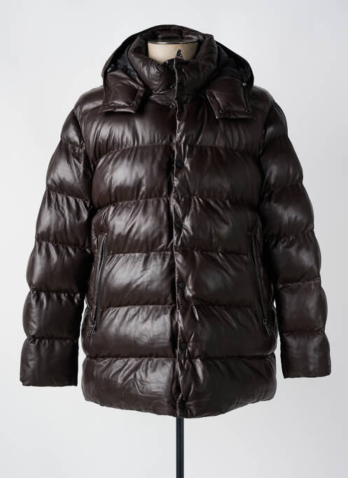 Doudoune manches longues sans capuche marron MILESTONE homme