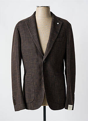 Blazer coupe cintrée marron L.B.M.1911 homme