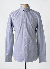 Chemise manches longues manches longues bleu PAL ZILERI homme