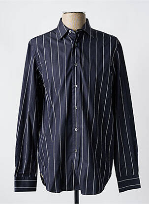Chemise manches longues imprimé rayures gris PAUL SMITH homme