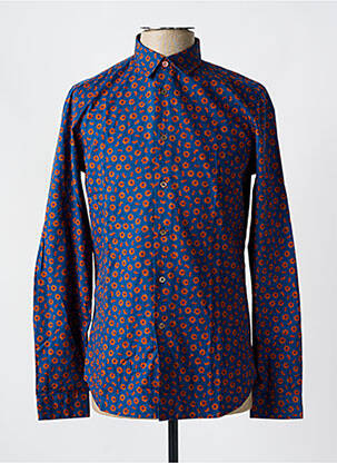 Chemise manches longues imprimé fleurs bleu PAUL SMITH homme